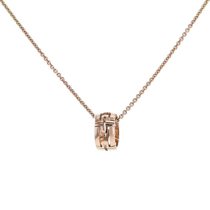 [CA]PARENTESI NECKLACE PINK GOLD