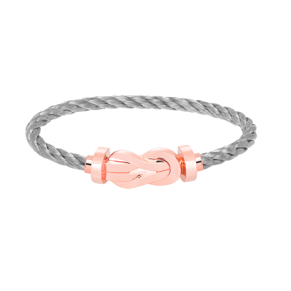 [CA]CHANCE LARGE 8 FIGURE BUCKLE NO DIAMOND BRACELET ROSE GOLD