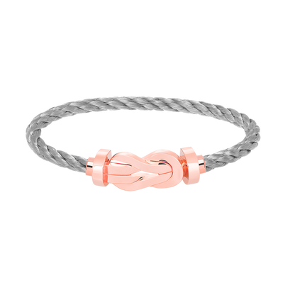 [CA]CHANCE LARGE 8 FIGURE BUCKLE NO DIAMOND BRACELET ROSE GOLD