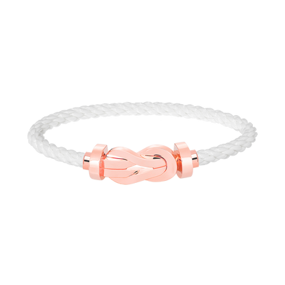 [CA]CHANCE LARGE 8 FIGURE BUCKLE NO DIAMOND BRACELET ROSE GOLD