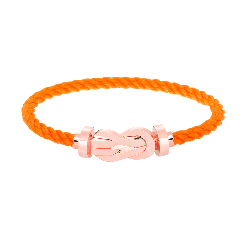 [CA]CHANCE LARGE 8 FIGURE BUCKLE NO DIAMOND BRACELET ROSE GOLD