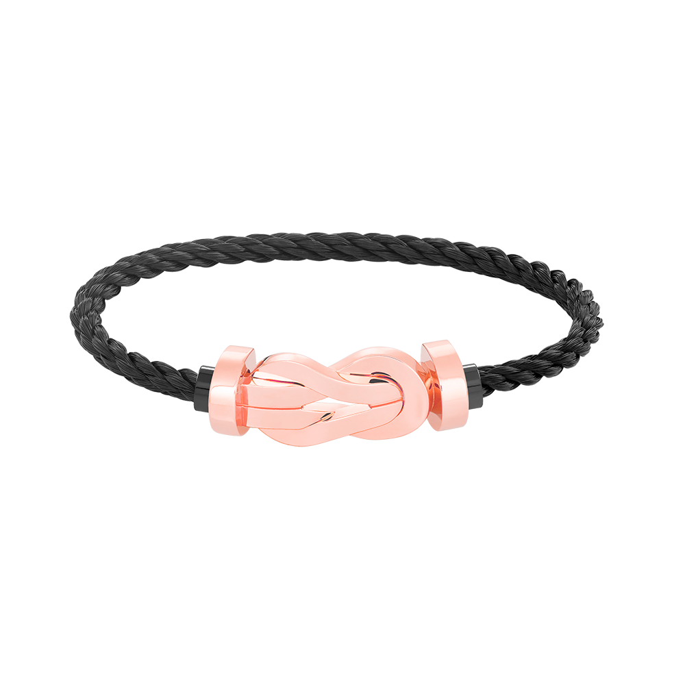 [CA]CHANCE LARGE 8 FIGURE BUCKLE NO DIAMOND BRACELET ROSE GOLD