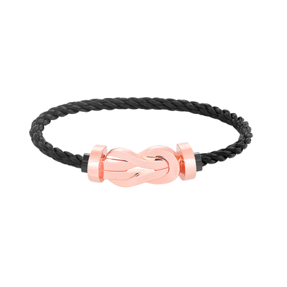 [CA]CHANCE LARGE 8 FIGURE BUCKLE NO DIAMOND BRACELET ROSE GOLD