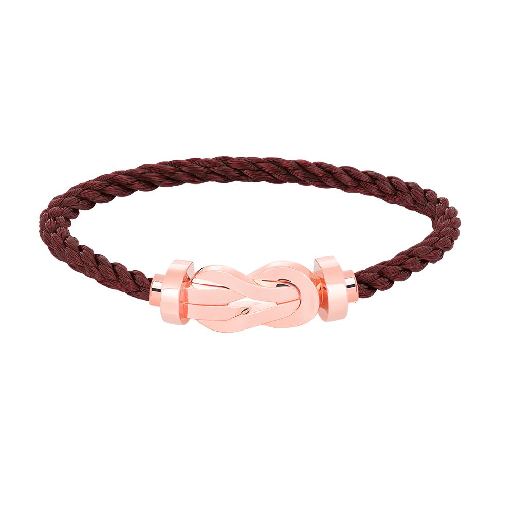 [CA]CHANCE LARGE 8 FIGURE BUCKLE NO DIAMOND BRACELET ROSE GOLD