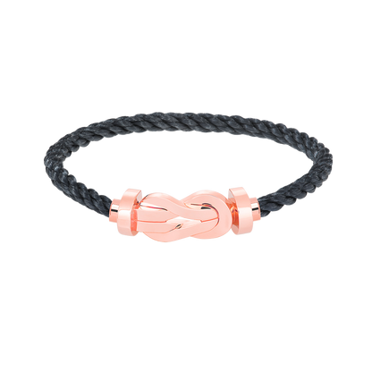 [CA]CHANCE LARGE 8 FIGURE BUCKLE NO DIAMOND BRACELET ROSE GOLD