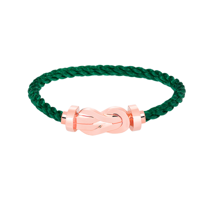 [CA]CHANCE LARGE 8 FIGURE BUCKLE NO DIAMOND BRACELET ROSE GOLD