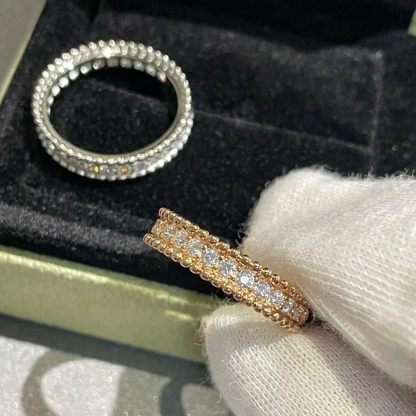 [CA]PERLEE DIAMOND SILVER RING