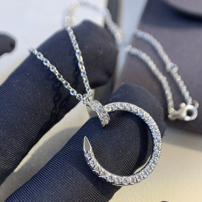 [CA]JUSTE NECKLACE SILVER DIAMONDS