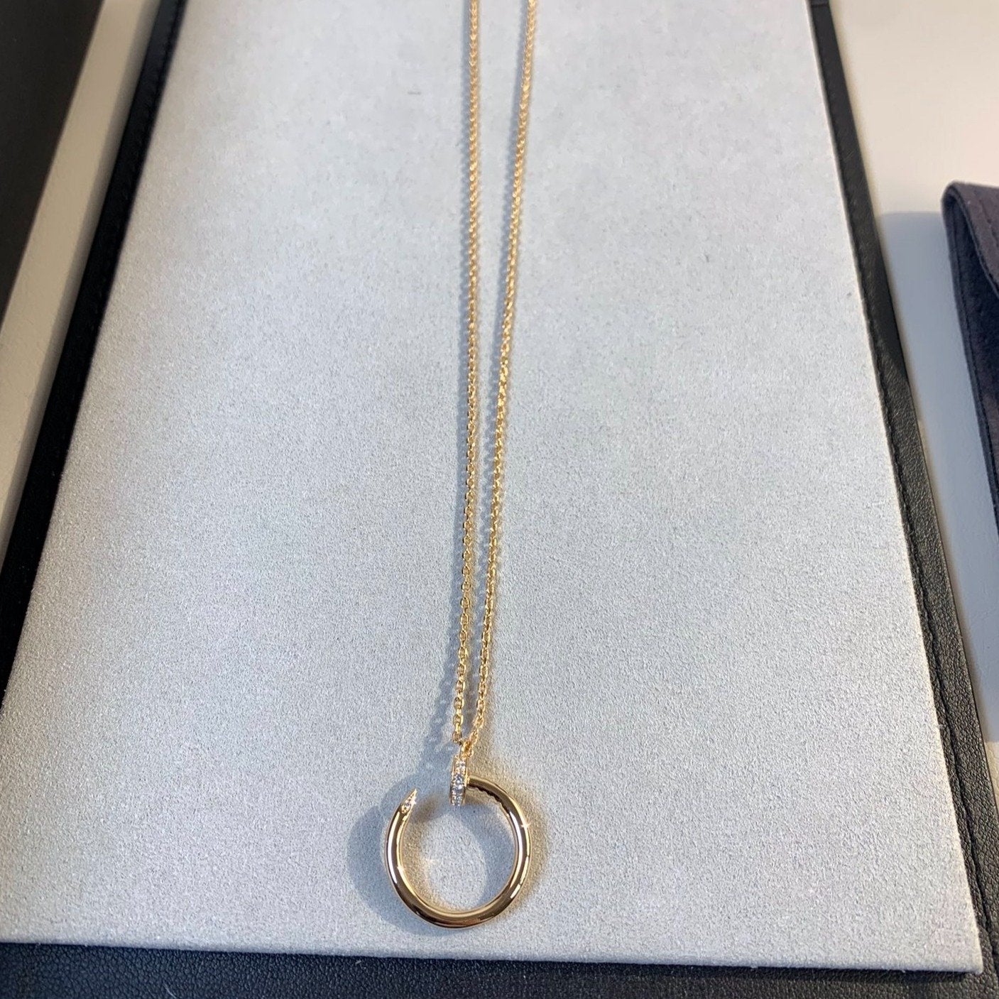 [CA]JUSTE NECKLACE PINK GOLD