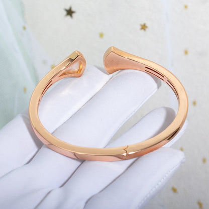 [CA]DREAM BRACELET OPEN PINK GOLD MOP DIAMOND