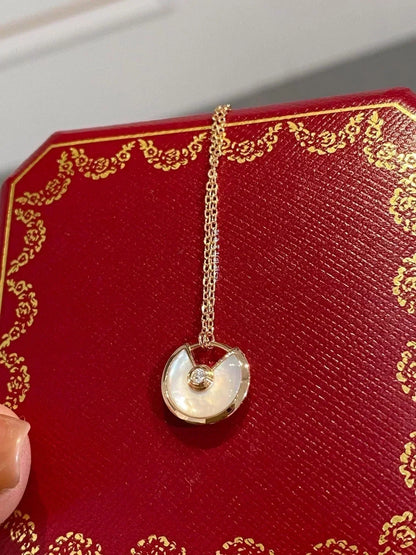 [CA]AMULETTE ROSE GOLD MOP NECKLACE