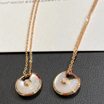 [CA]AMULETTE ROSE GOLD MOP NECKLACE