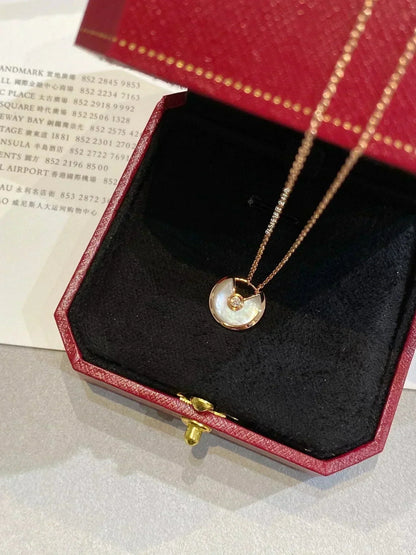 [CA]AMULETTE ROSE GOLD MOP NECKLACE