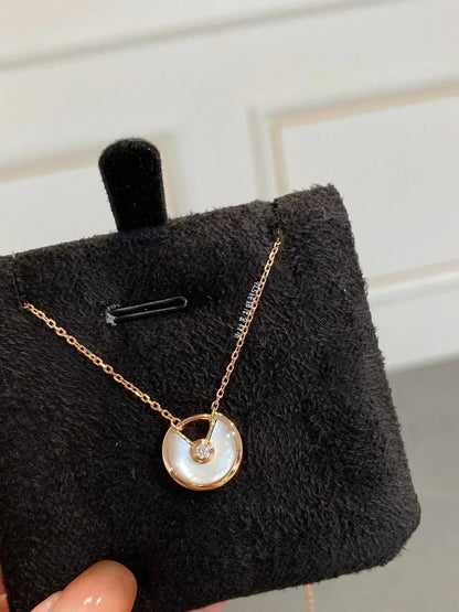 [CA]AMULETTE ROSE GOLD MOP NECKLACE