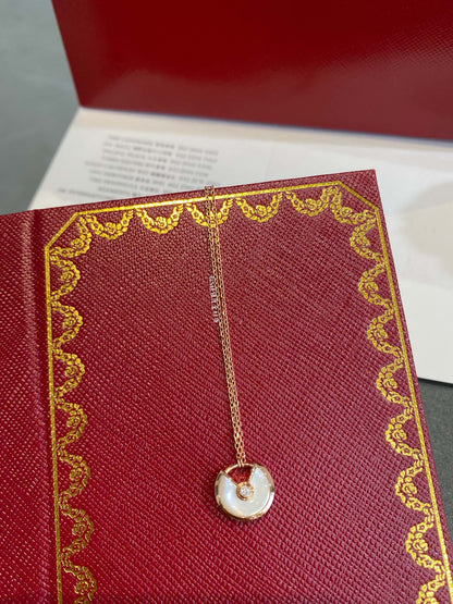 [CA]AMULETTE ROSE GOLD MOP NECKLACE