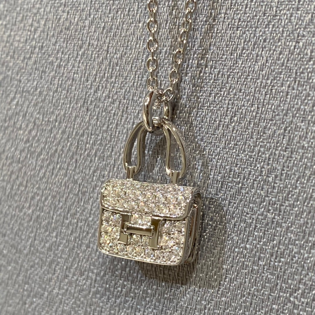 [CA]CONSTANCE PEDANT DIAMOND NECKLACE