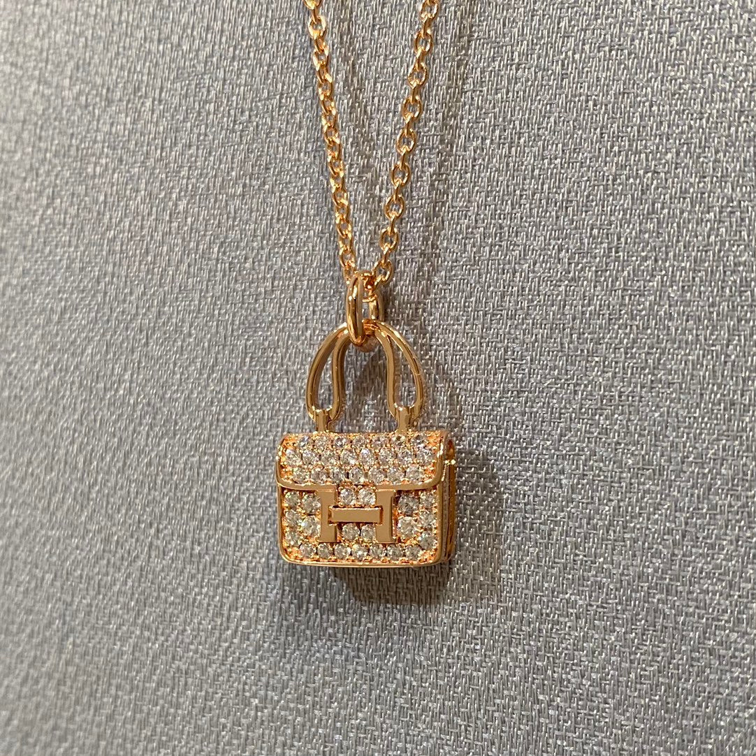 [CA]CONSTANCE PEDANT DIAMOND NECKLACE