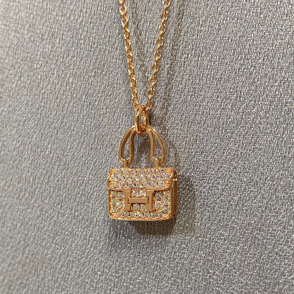 [CA]CONSTANCE PEDANT DIAMOND NECKLACE