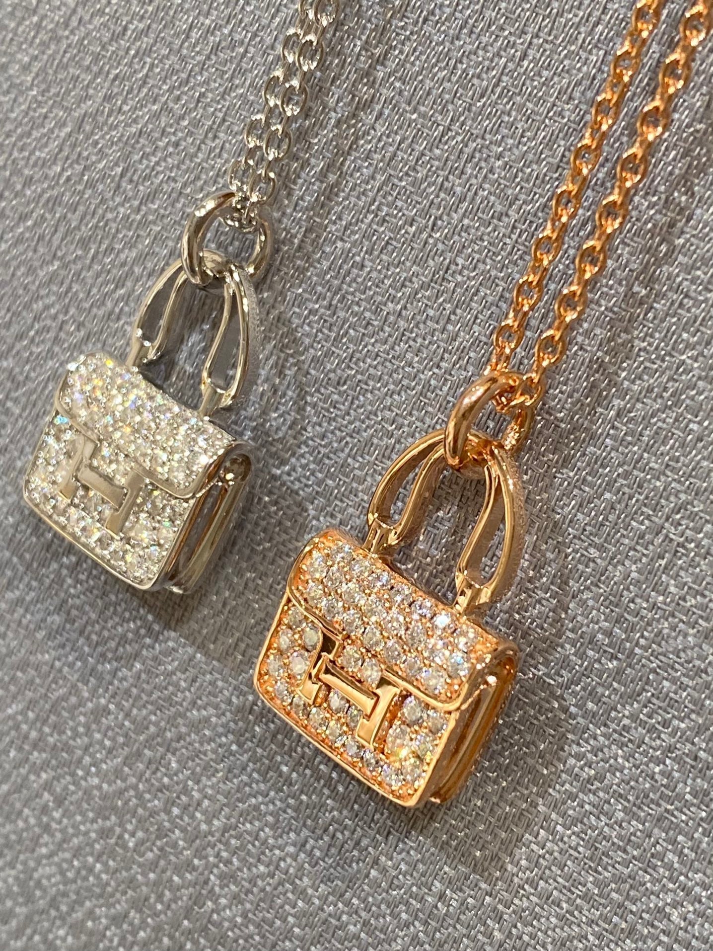 [CA]CONSTANCE PEDANT DIAMOND NECKLACE