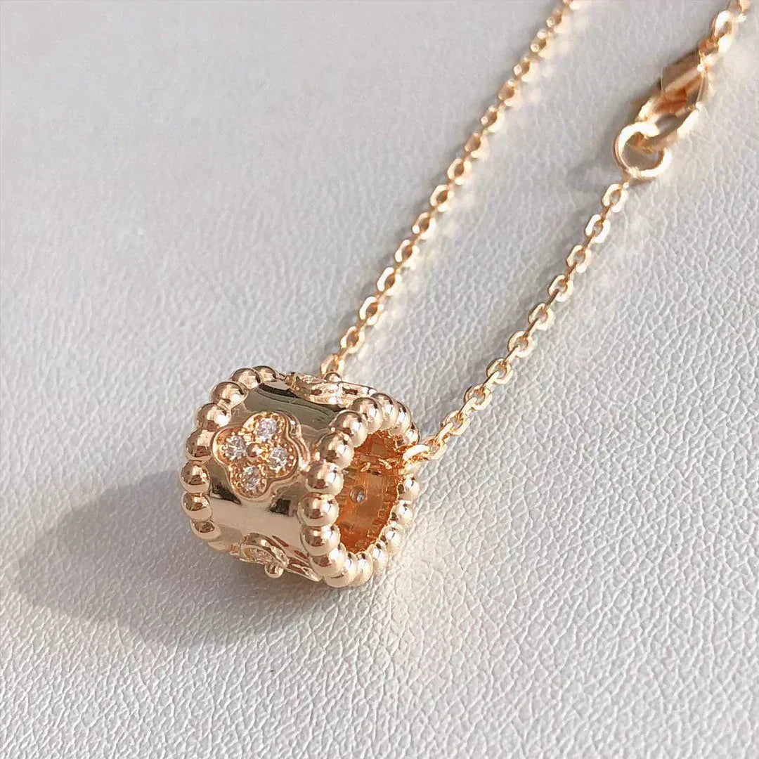 [CA]PERLEE PEDANT NECKLACE GOLD / ROSE GOLD