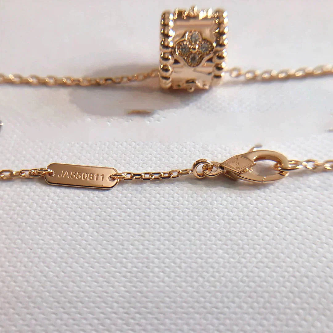 [CA]PERLEE PEDANT NECKLACE GOLD / ROSE GOLD