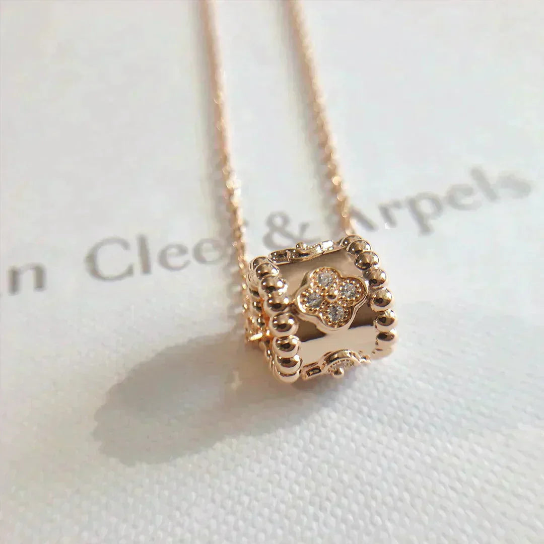 [CA]PERLEE PEDANT NECKLACE GOLD / ROSE GOLD