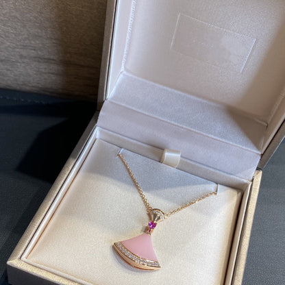 [CA]DREAM NECKLACE PINK OPAL