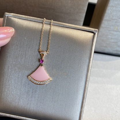 [CA]DREAM NECKLACE PINK OPAL