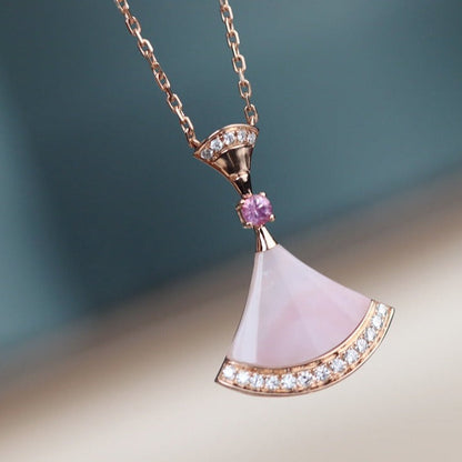 [CA]DREAM NECKLACE PINK MOP DIAMOND