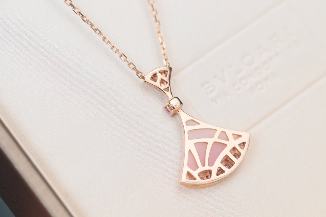 [CA]DREAM NECKLACE PINK MOP DIAMOND