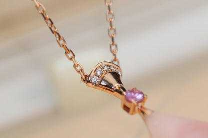 [CA]DREAM NECKLACE PINK MOP DIAMOND