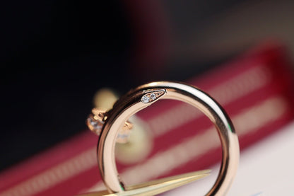 [CA]JUSTE RING 2.65MM PINK GOLD DIAMOND