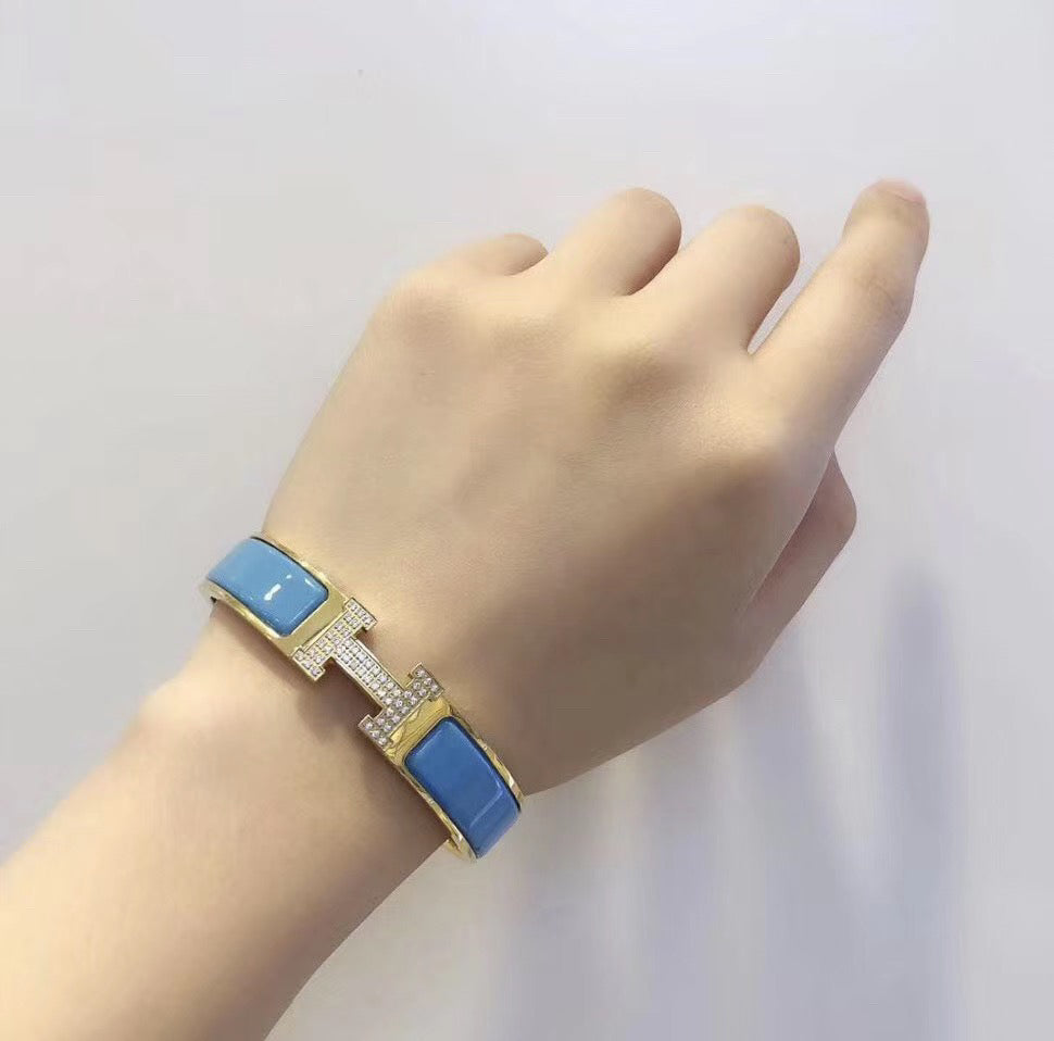 [CA]H CLOUD BLUE BRACELET GOLD DIAMOND