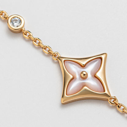 [CA]STAR 1 DIAMOND PINK GOLD BRACELET