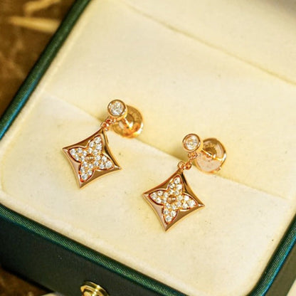 [CA]STAR DIAMONDS EARRINGS GOLD