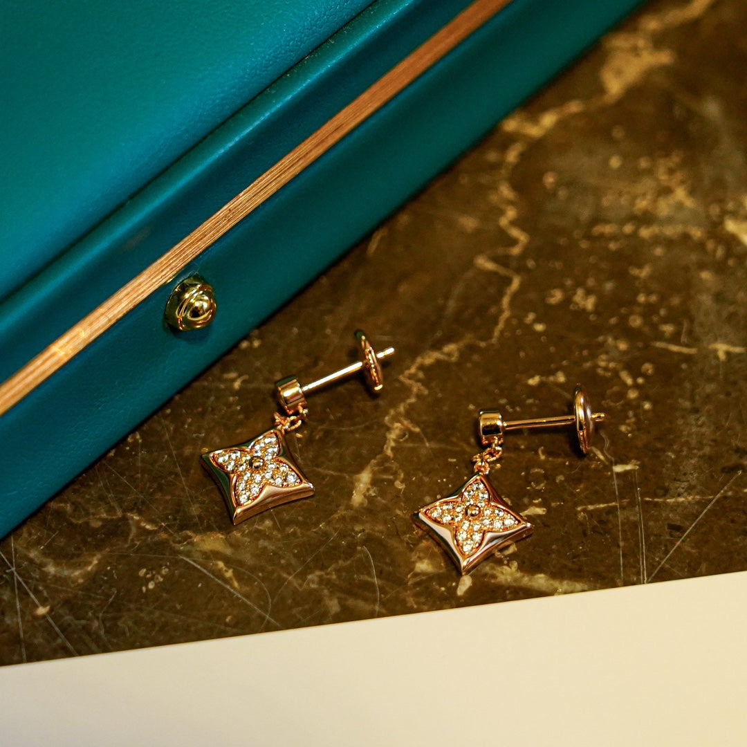 [CA]STAR DIAMONDS EARRINGS GOLD