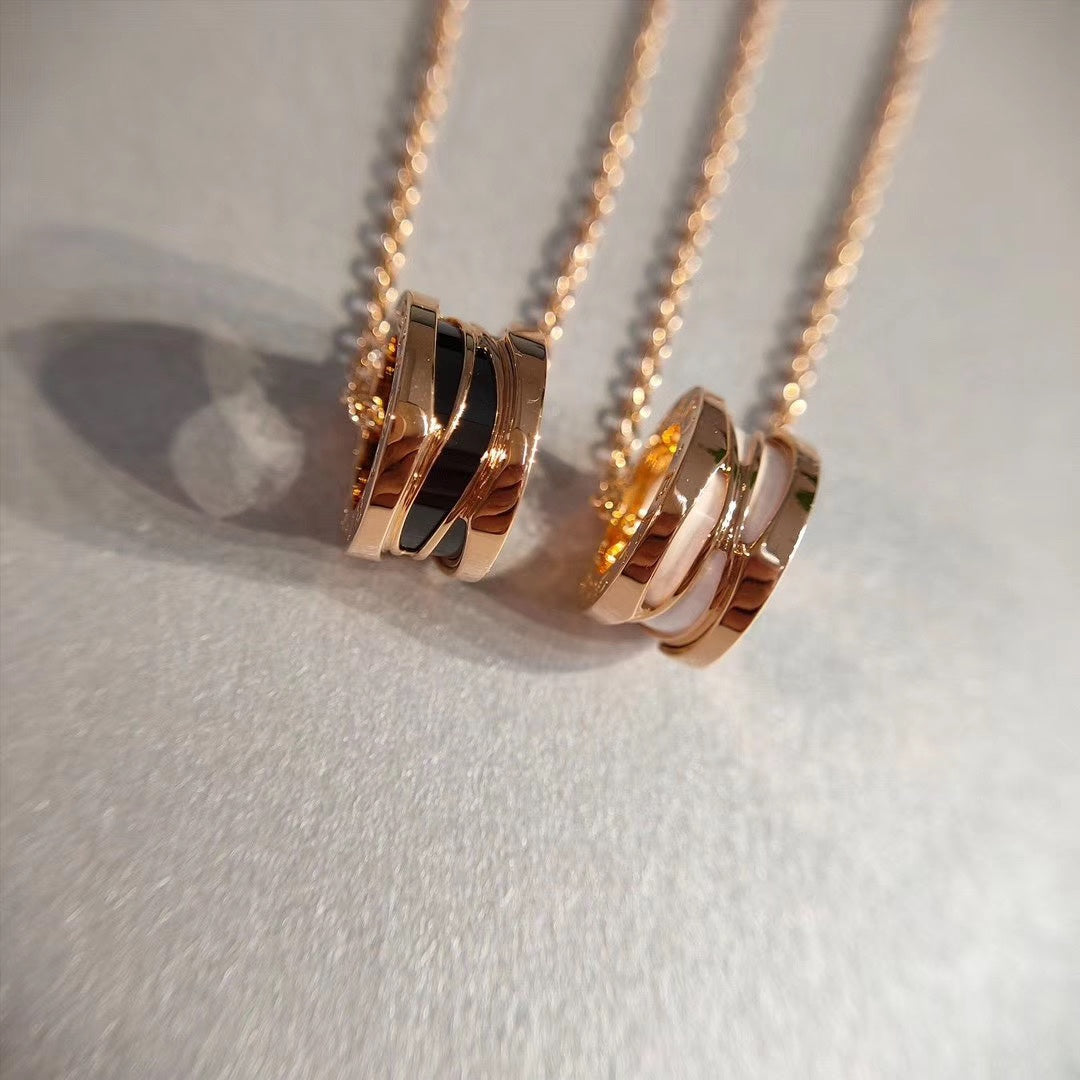 [CA]ZERO 1 NECKLACE PINK GOLD