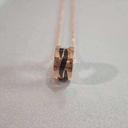 [CA]ZERO 1 NECKLACE PINK GOLD