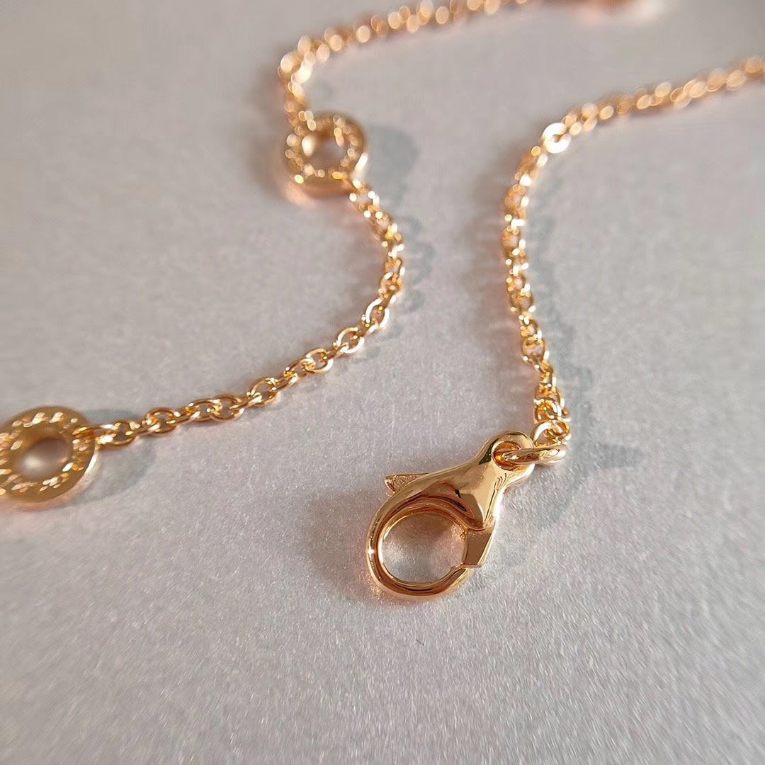 [CA]ZERO 1 NECKLACE PINK GOLD