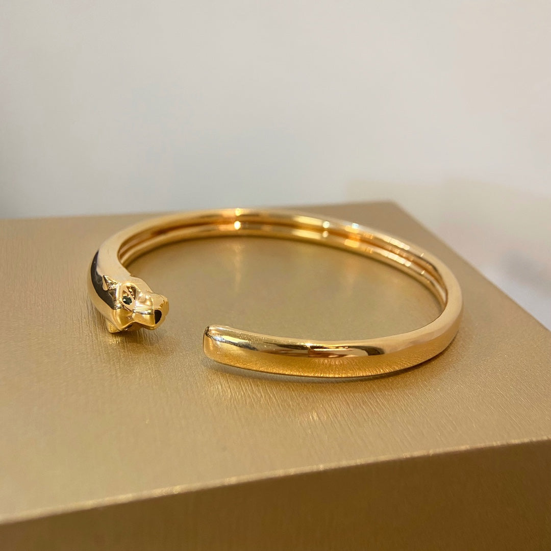 [CA]PANTHERE GOLD OPEN BRACELET