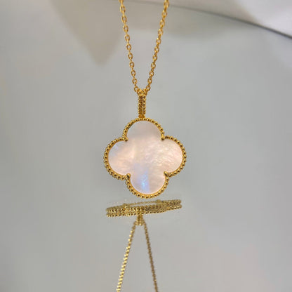 [CA]CLOVER 25MM MOP LARGE PENDANT NECKLACE