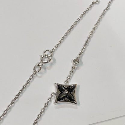 [CA]STAR BLACK MOP NECKLACE