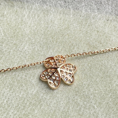 [CA]FLOWER DIAMOND NECKLACE