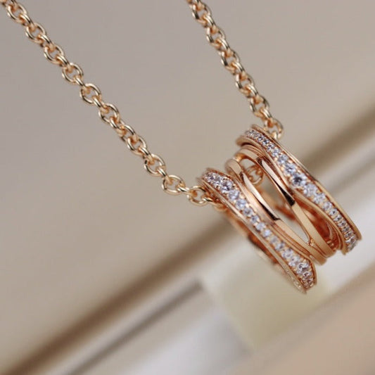 [CA]ZERO 1 PINK GOLD NECKLACE