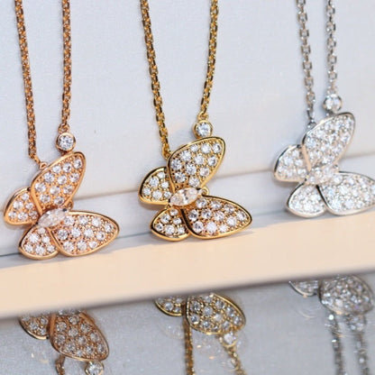 [CA]BUTTERFLY DIAMOND NECKLACE