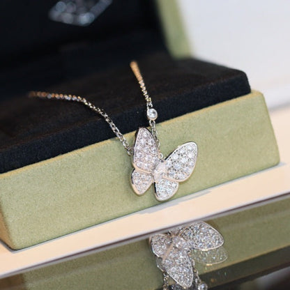 [CA]BUTTERFLY DIAMOND NECKLACE