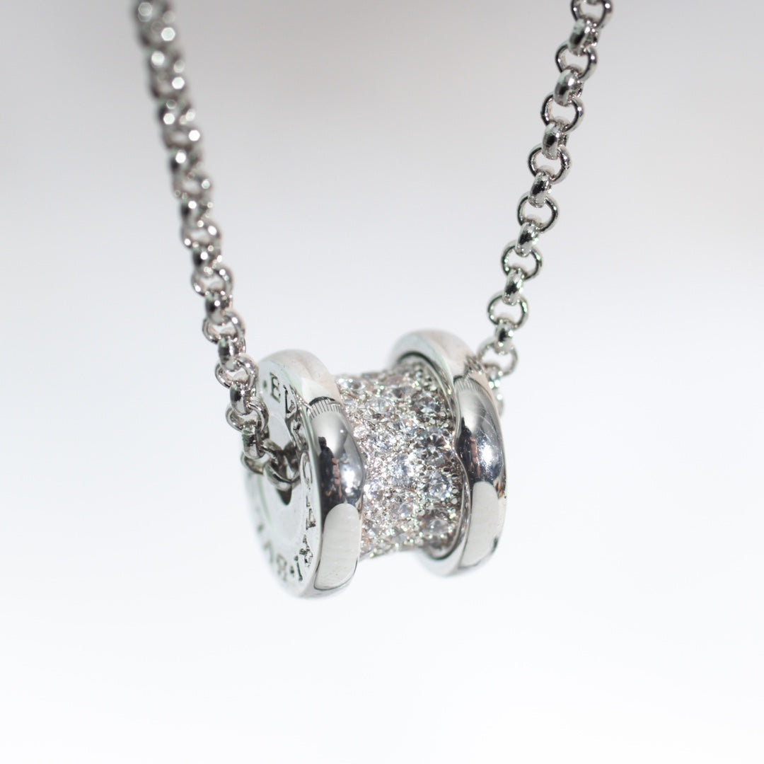 [CA]ZERO 1 SILVER DIAMOND NECKLACE