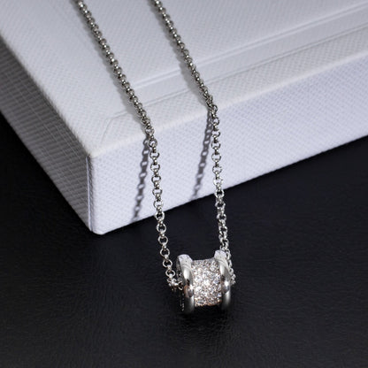 [CA]ZERO 1 SILVER DIAMOND NECKLACE