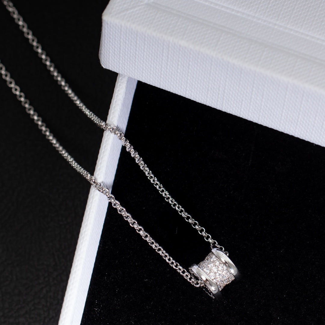 [CA]ZERO 1 SILVER DIAMOND NECKLACE