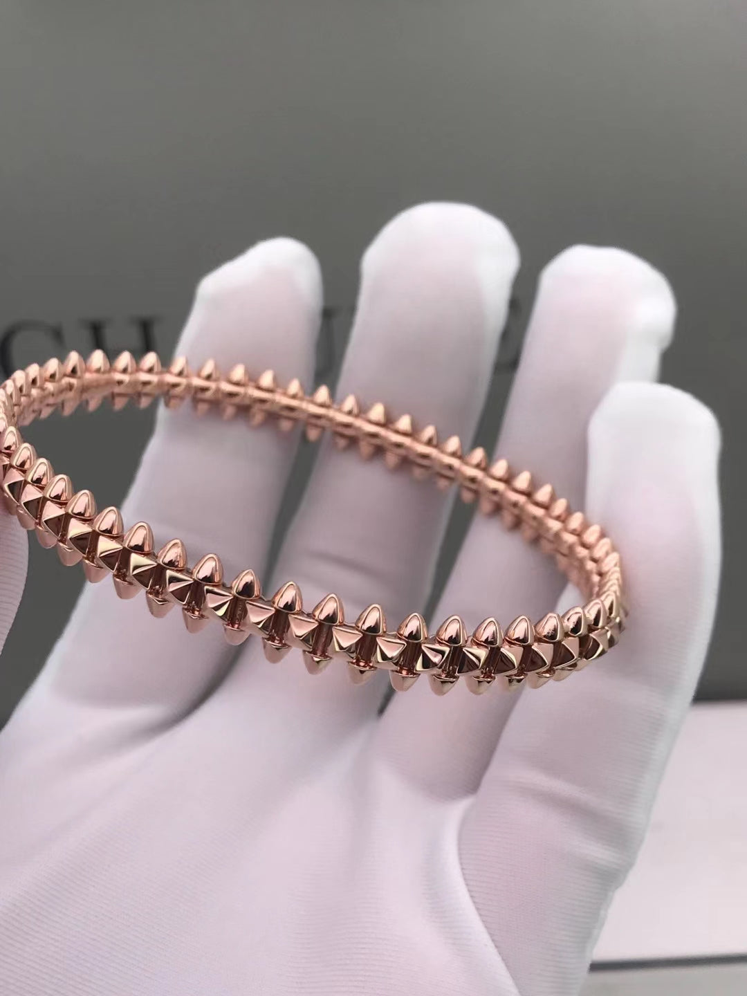 [CA]CLASH PINK GOLD BRACELET